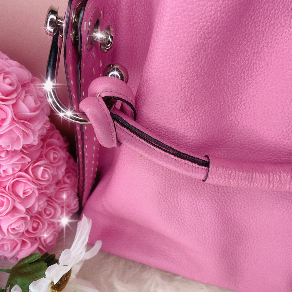 Pink leather Bag 👛✨ - Picture 4 of 6